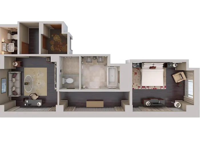 One-Bedroom Corner King Suite